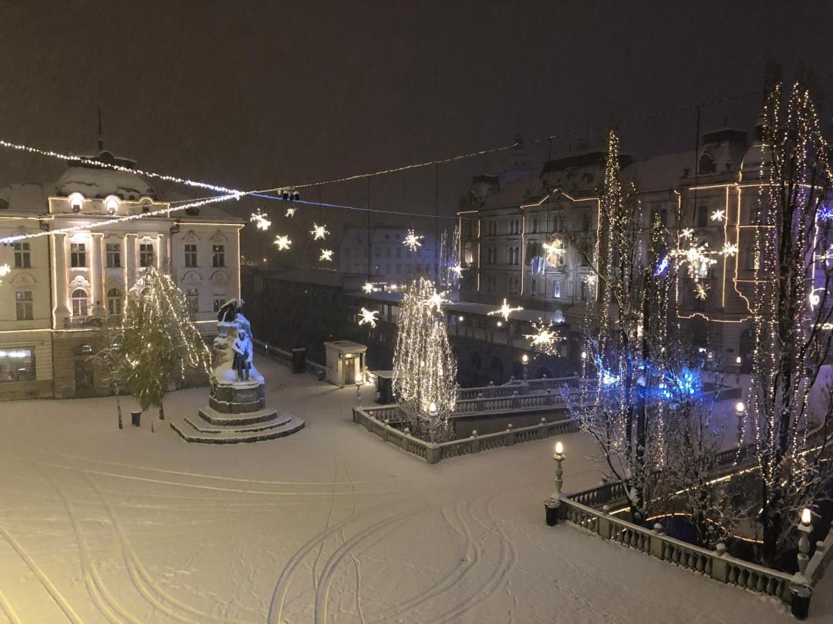 Triple Bridge Ljubljana Apartment ภายนอก รูปภาพ