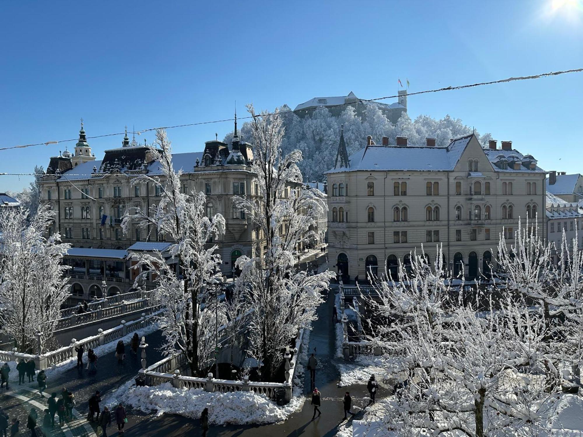 Triple Bridge Ljubljana Apartment ภายนอก รูปภาพ